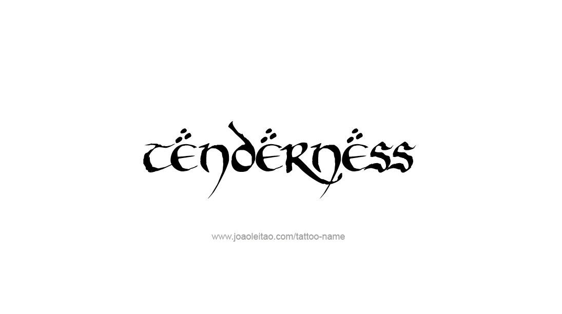 Tattoo Design Feeling Name Tenderness