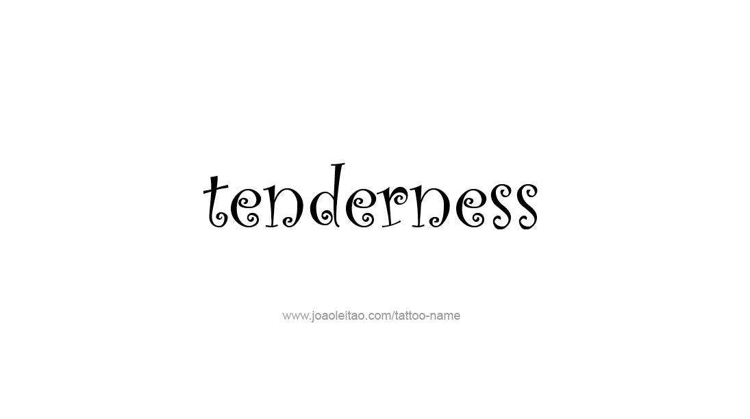 Tattoo Design Feeling Name Tenderness