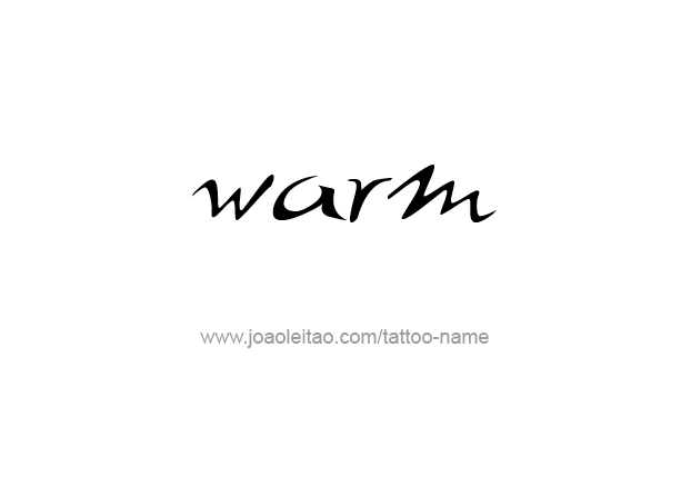 Tattoo Design Love Word Name Warm