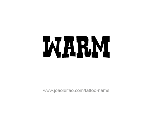 Tattoo Design Love Word Name Warm