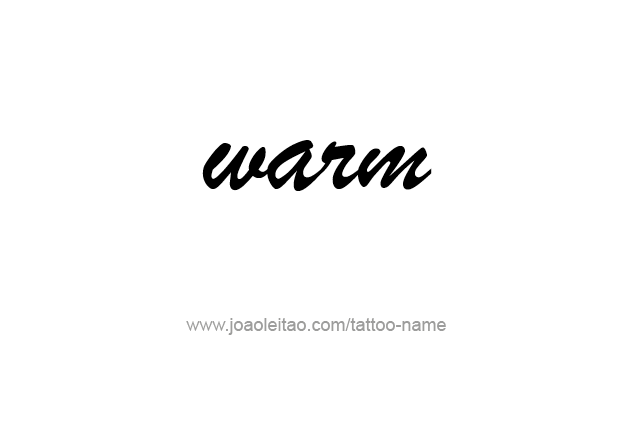 Tattoo Design Love Word Name Warm