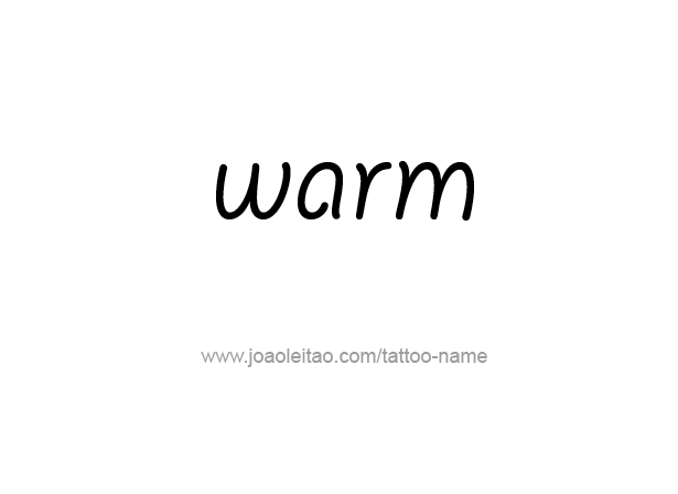 Tattoo Design Love Word Name Warm