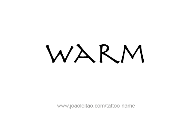 Tattoo Design Love Word Name Warm