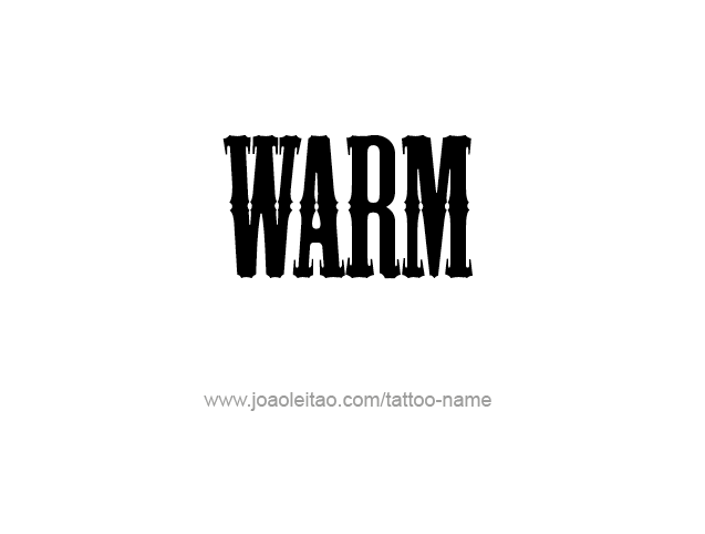 Tattoo Design Love Word Name Warm