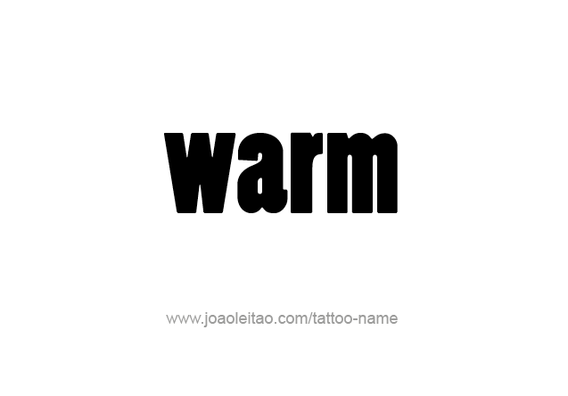 Tattoo Design Love Word Name Warm