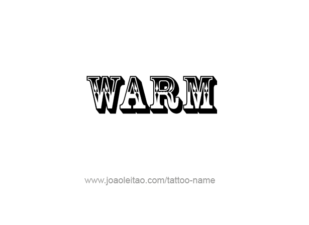 Tattoo Design Love Word Name Warm