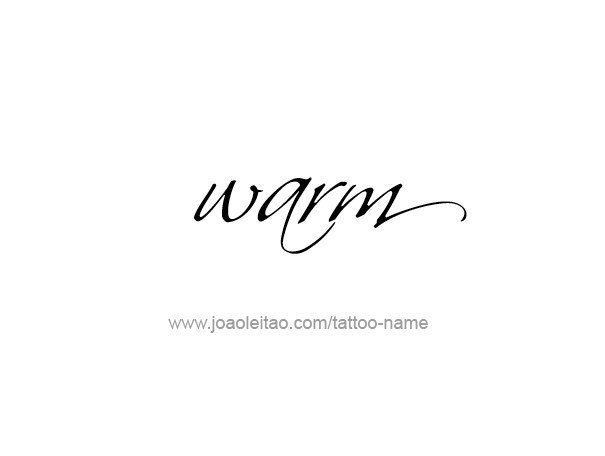 Tattoo Design Love Word Name Warm