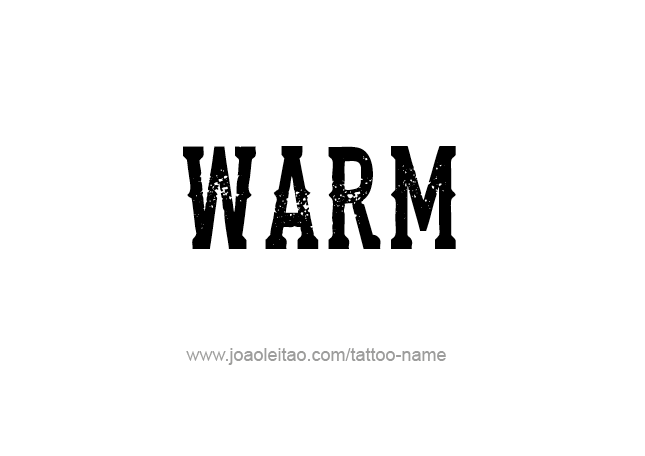 Tattoo Design Love Word Name Warm