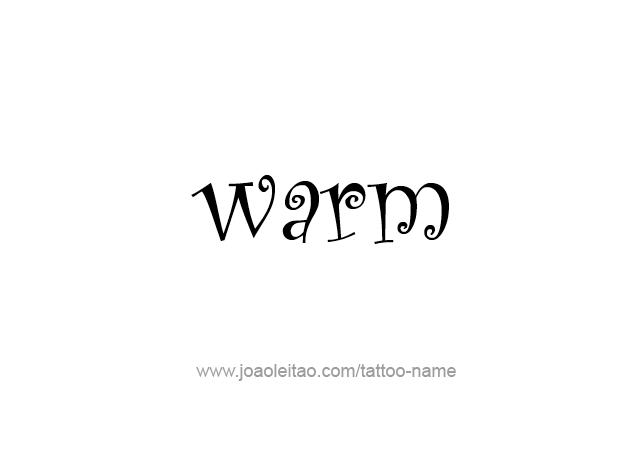 Tattoo Design Love Word Name Warm