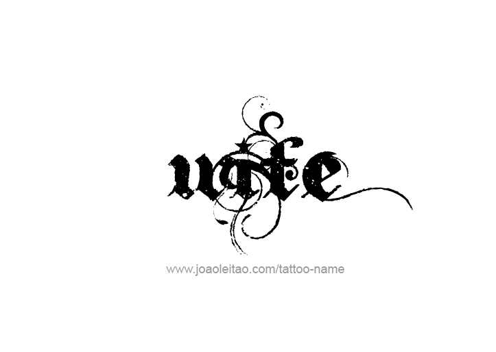 Tattoo Design Family Name Wife