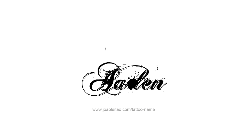 Tattoo Design  Name Aaden   