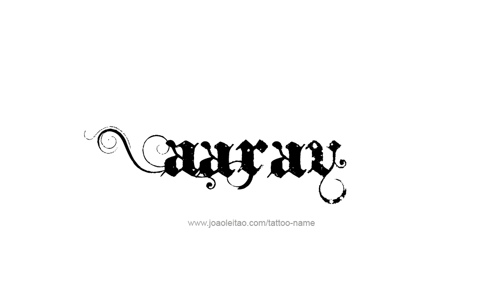 Tattoo Design  Name Aarav   