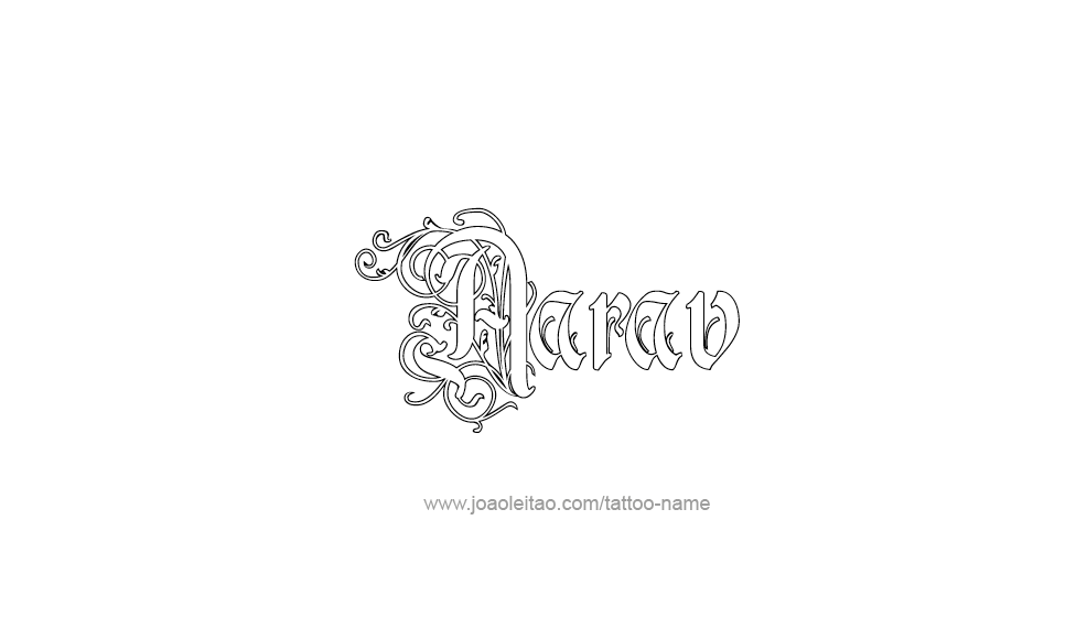 Tattoo Design  Name Aarav   