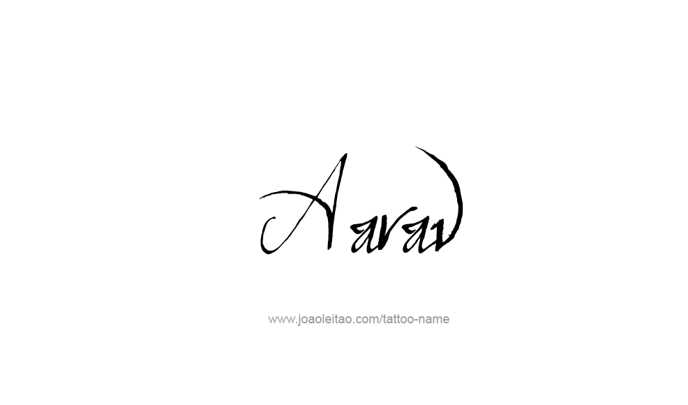 Tattoo Design  Name Aarav   