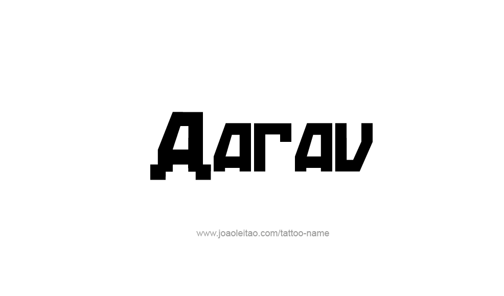 Tattoo Design  Name Aarav   