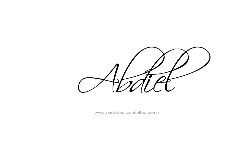 Tattoo Design  Name Abdiel   