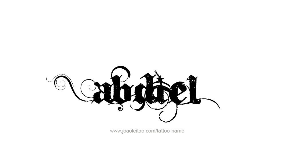 Tattoo Design  Name Abdiel   