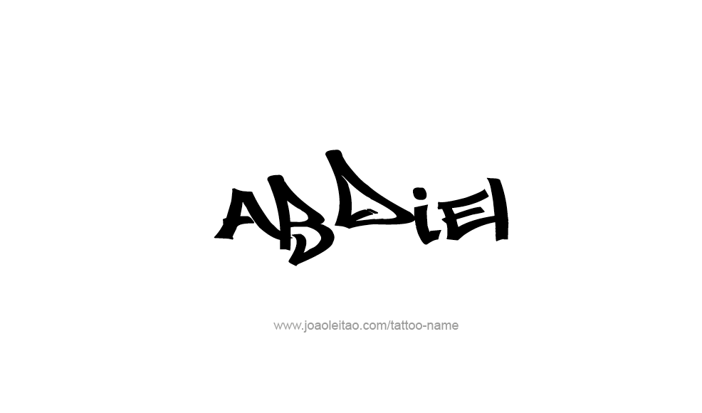 Tattoo Design  Name Abdiel   