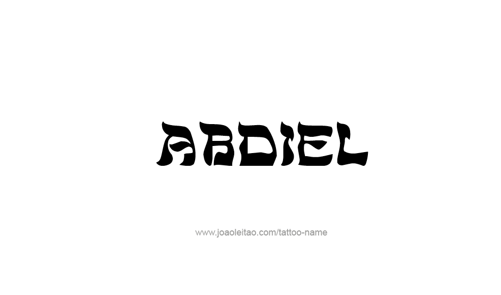 Tattoo Design  Name Abdiel   