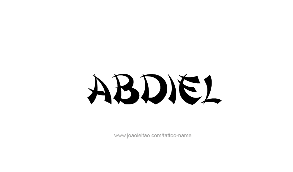 Tattoo Design  Name Abdiel   