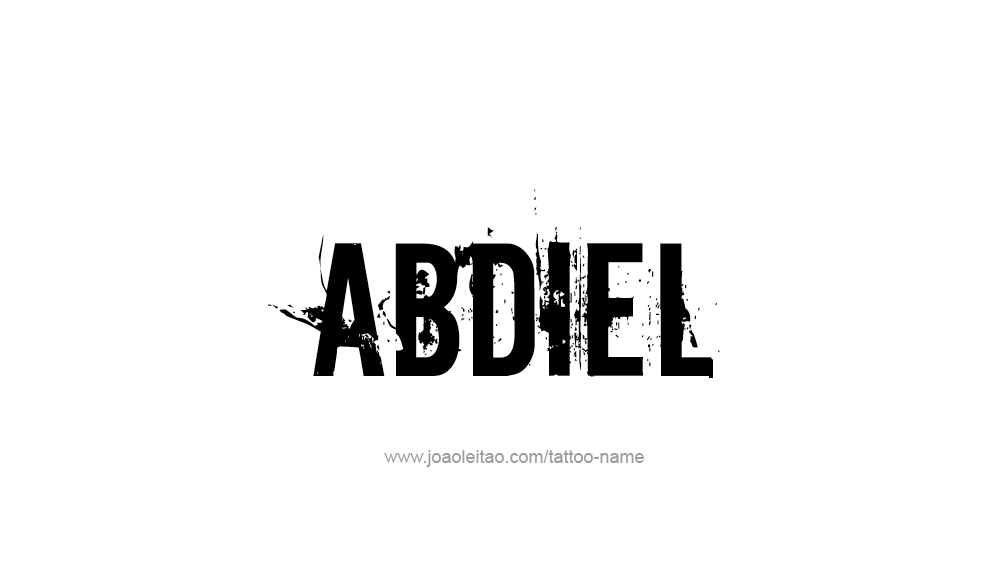 Tattoo Design  Name Abdiel   