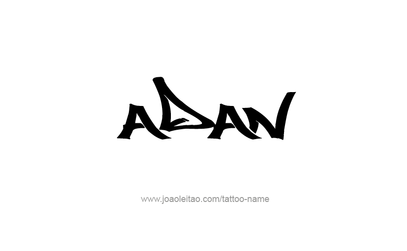 Tattoo Design  Name Adan   