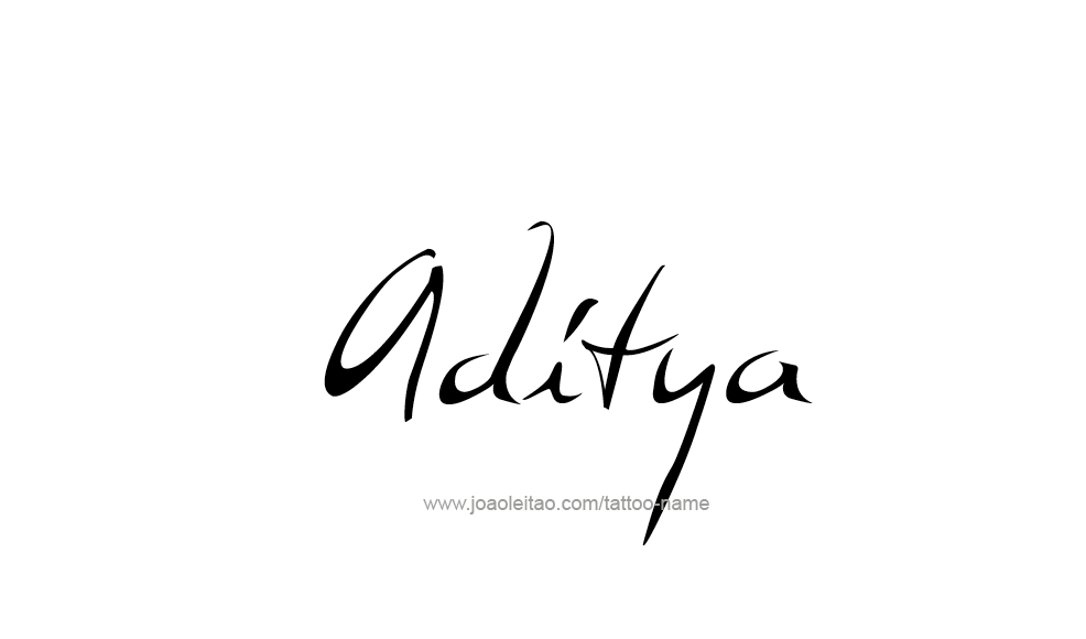 Tattoo Design  Name Aditya   