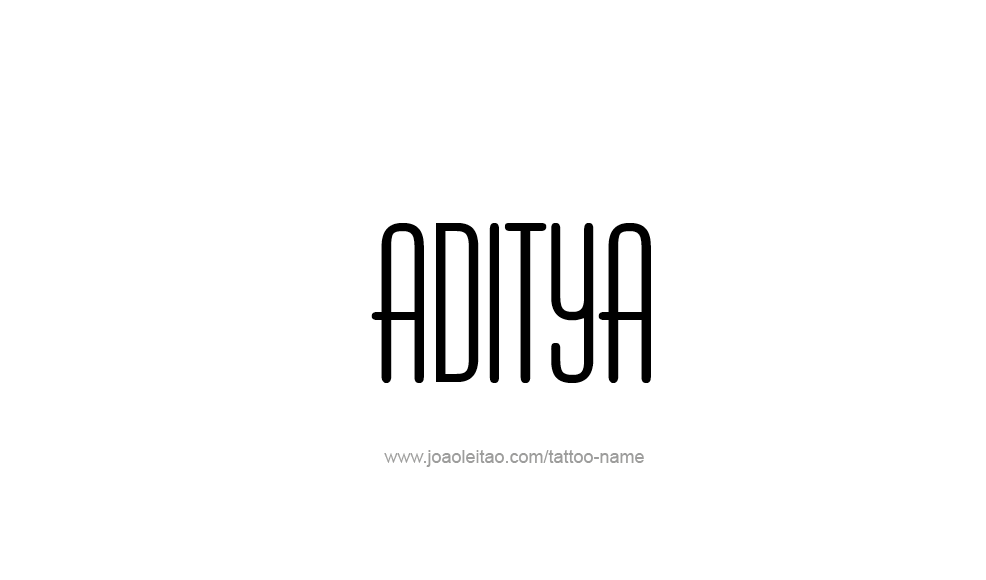 Tattoo Design  Name Aditya   