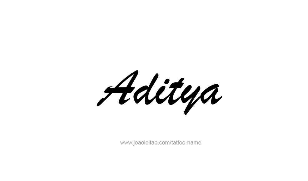 Tattoo Design  Name Aditya   