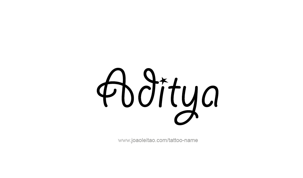 Tattoo Design  Name Aditya   