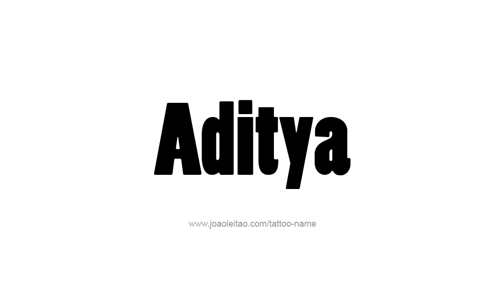 Tattoo Design  Name Aditya   