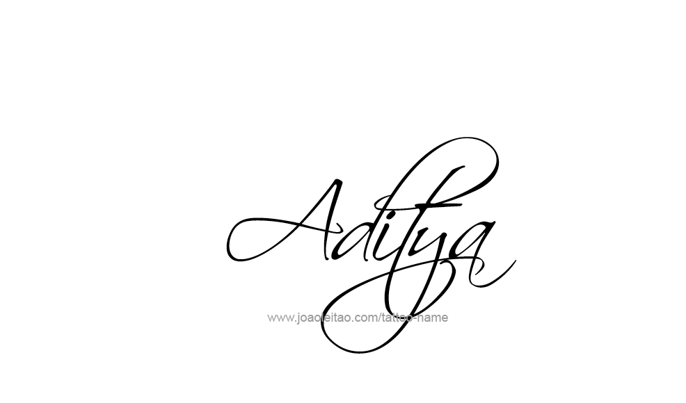 Tattoo Design  Name Aditya   