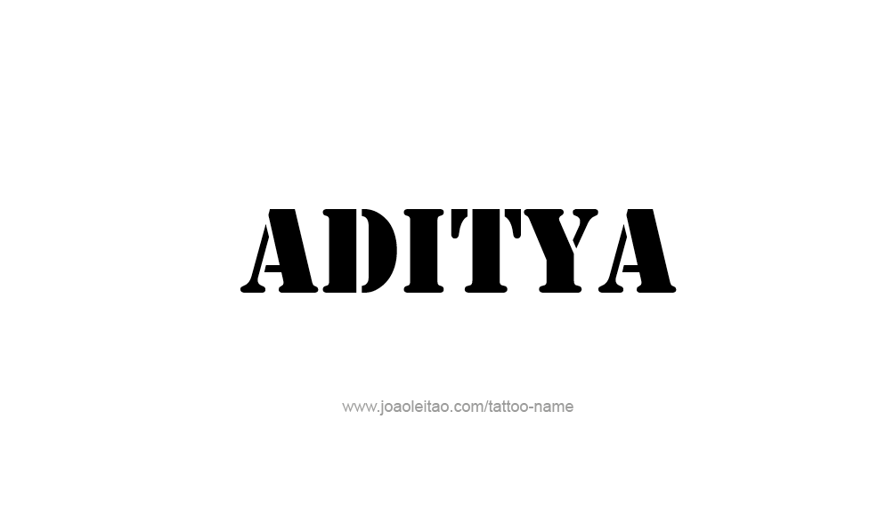 Tattoo Design  Name Aditya   