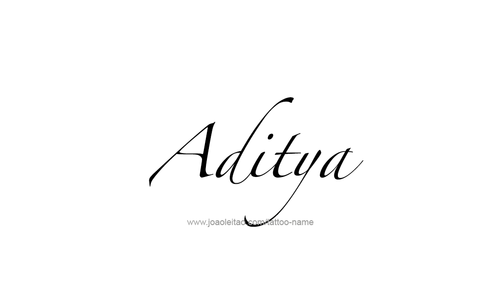 Tattoo Design  Name Aditya   