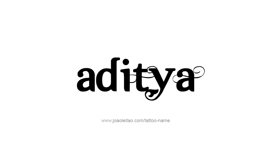 Tattoo Design  Name Aditya   