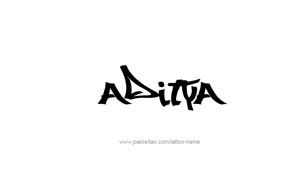 Tattoo Design  Name Aditya   