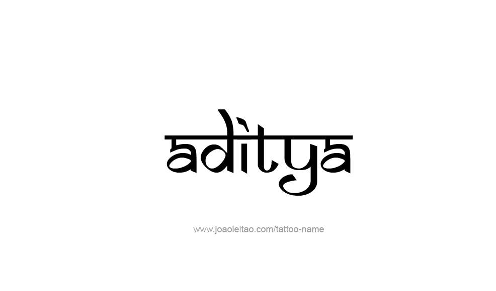 Tattoo Design  Name Aditya   