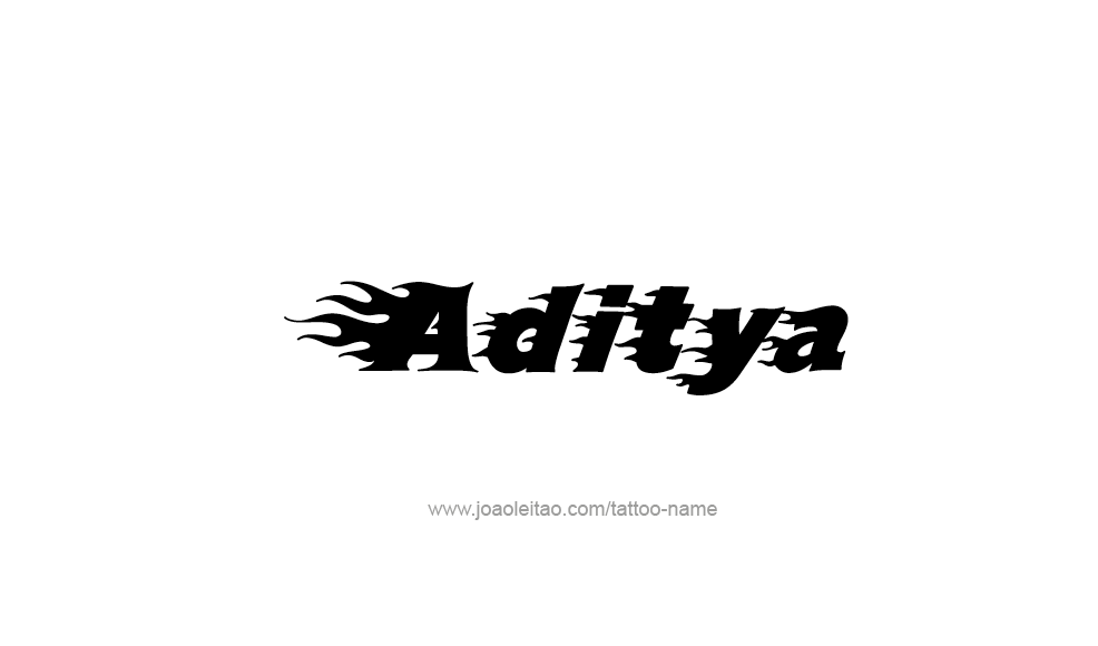 Tattoo Design  Name Aditya   