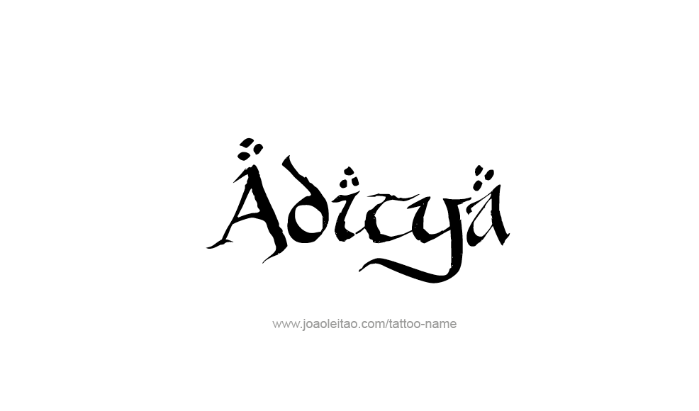 Tattoo Design  Name Aditya   