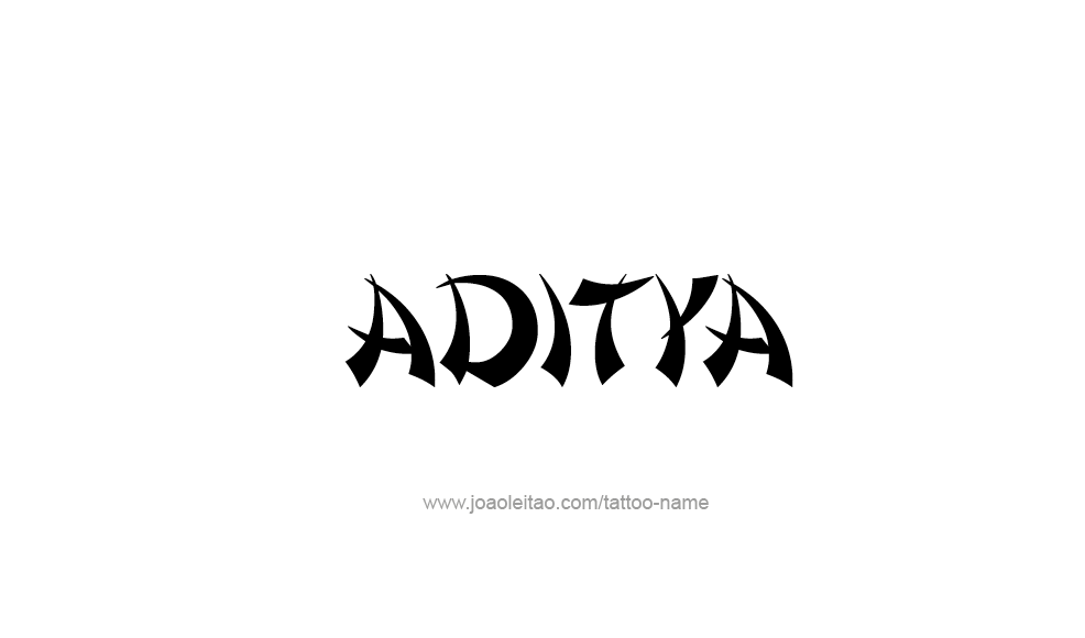 Tattoo Design  Name Aditya