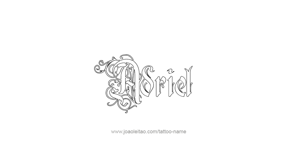 Tattoo Design  Name Adriel   