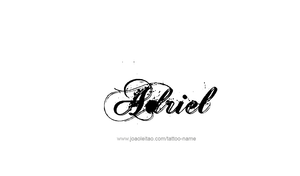 Tattoo Design  Name Adriel   