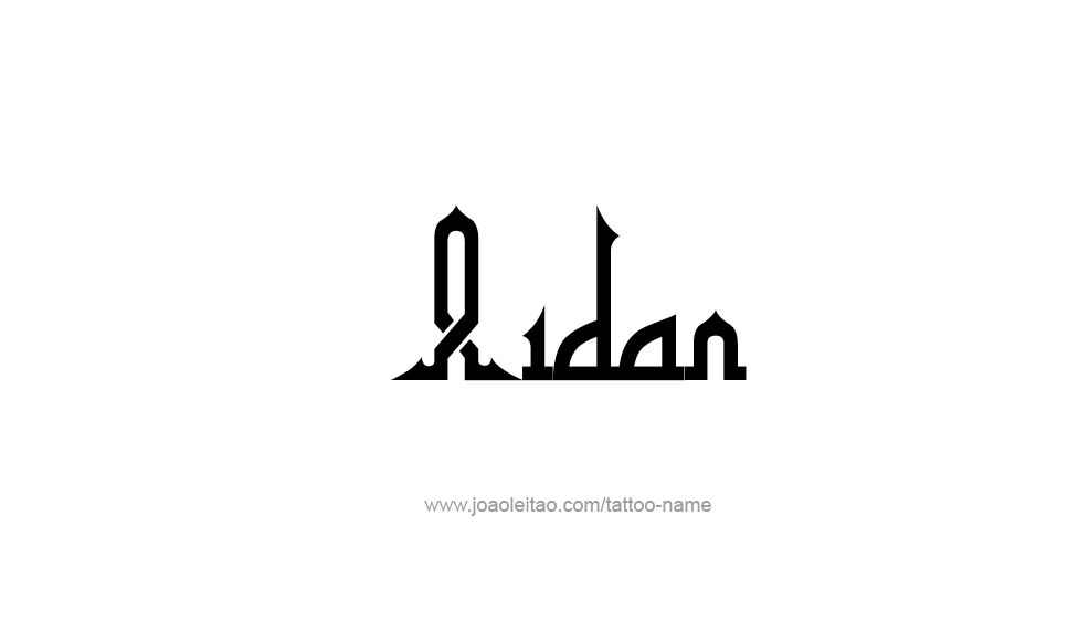 Tattoo Design  Name Aidan   