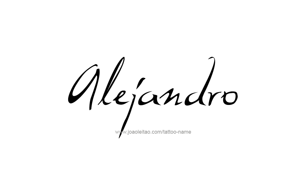 Tattoo Design  Name Alejandro   