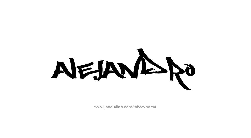 Tattoo Design  Name Alejandro   