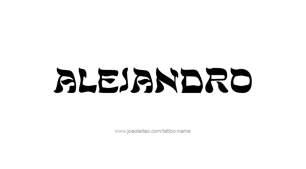 Tattoo Design  Name Alejandro   