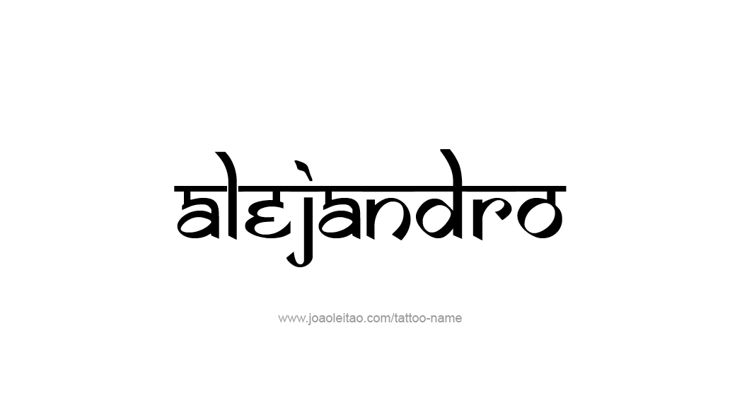 Tattoo Design  Name Alejandro   