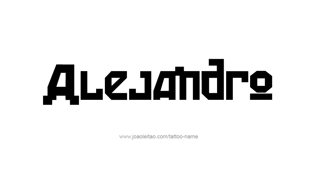 Tattoo Design  Name Alejandro   