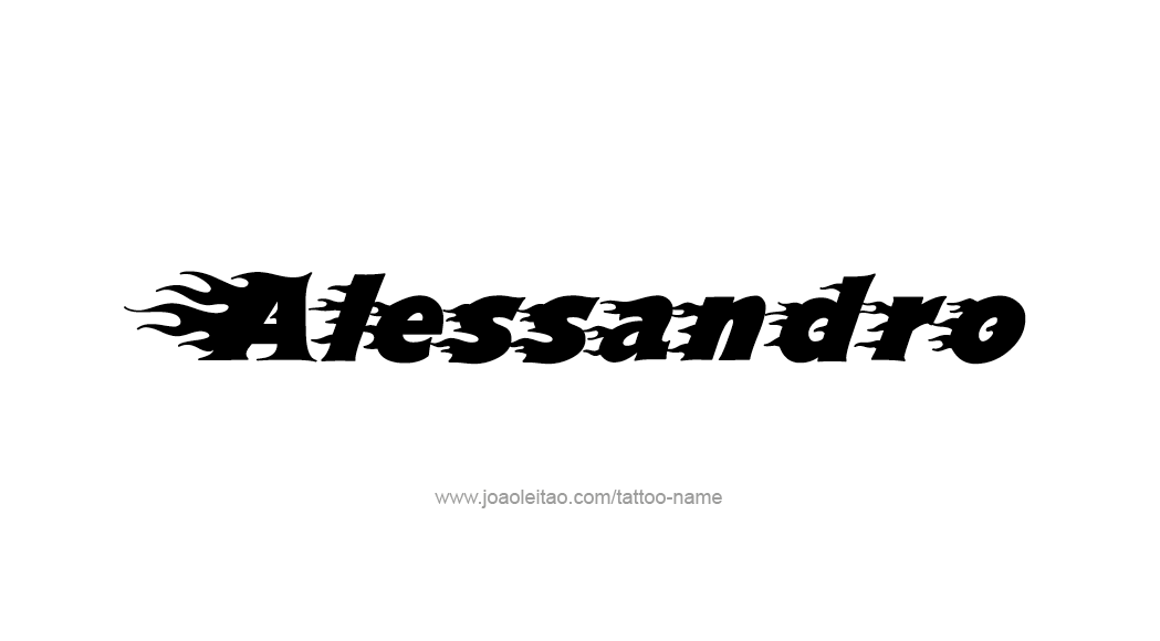 Tattoo Design  Name Alessandro   