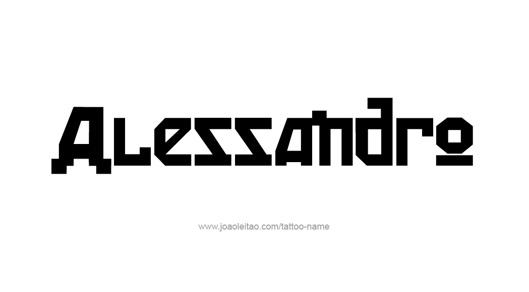 Tattoo Design  Name Alessandro   